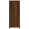 Nachttische 2 Stk. Braun Eichen-Optik 32x42x80 cm Holzwerkstoff