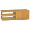 Wand-Badschrank 90x40x30 cm Massivholz Teak