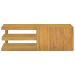 Wand-Badschrank 90x40x30 cm Massivholz Teak