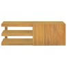 Wand-Badschrank 90x40x30 cm Massivholz Teak