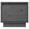 Nachttische 2 Stk. Grau 35x34x32 cm Massivholz Kiefer