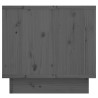 Nachttische 2 Stk. Grau 35x34x32 cm Massivholz Kiefer