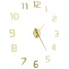 3D-Wanduhr Modernes Design 100 cm XXL Golden