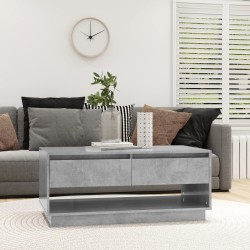 Couchtisch Betongrau 102,5x55x44 cm Holzwerkstoff