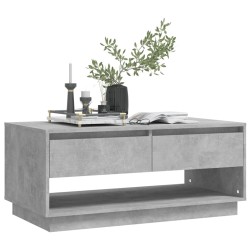 Couchtisch Betongrau 102,5x55x44 cm Holzwerkstoff