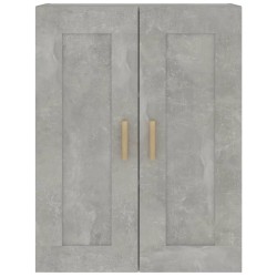 Wandschrank Betongrau 69,5x32,5x90 cm Holzwerkstoff