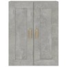 Wandschrank Betongrau 69,5x32,5x90 cm Holzwerkstoff