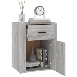 Nachttisch Grau Sonoma 50x36x60 cm Holzwerkstoff