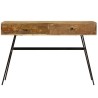 Schreibtisch mit Schubladen Massivholz Mango 110×50×76 cm