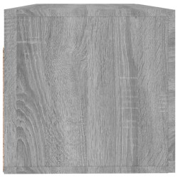 Wandschrank Grau Sonoma 100x36,5x35 cm Holzwerkstoff