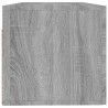 Wandschrank Grau Sonoma 100x36,5x35 cm Holzwerkstoff