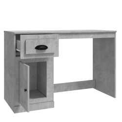 Schreibtisch mit Schublade Betongrau 115x50x75 cm Holzwerkstoff