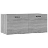 Wandschrank Grau Sonoma 80x36,5x35 cm Holzwerkstoff