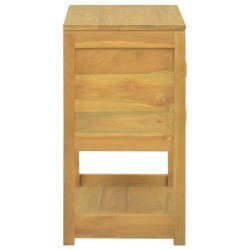 Badschrank 60x40x75 cm Massivholz Teak