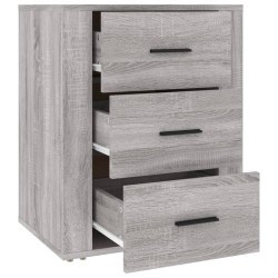 Nachttisch Grau Sonoma 50x36x60 cm Holzwerkstoff