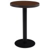 Bistrotisch Dunkelbraun 50 cm MDF