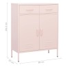 Lagerschrank Rosa 80x35x101,5 cm Stahl