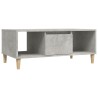 Couchtisch Betongrau 90x50x36,5 cm Holzwerkstoff