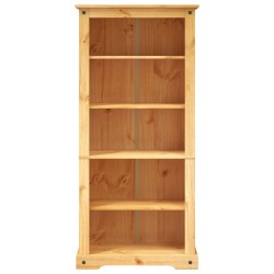 Bücherschrank 5 Fächer Mexiko-Stil Kiefernholz 81x40x170 cm