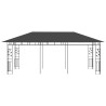 Pavillon mit Moskitonetz 6x3x2,73 m Anthrazit