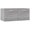 Wandschrank Grau Sonoma 80x35x36,5 cm Holzwerkstoff