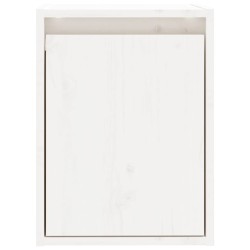 Wandschrank Weiß 30x30x40 cm Massivholz Kiefer