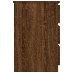 Schreibtisch Braun Eichen-Optik 140x50x77 cm Holzwerkstoff