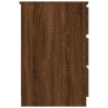 Schreibtisch Braun Eichen-Optik 140x50x77 cm Holzwerkstoff