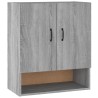 Wandschrank Grau Sonoma 60x31x70 cm Holzwerkstoff