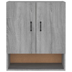 Wandschrank Grau Sonoma 60x31x70 cm Holzwerkstoff