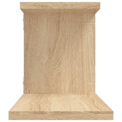 TV-Wandregal Sonoma-Eiche 125x18x23 cm Holzwerkstoff