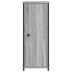 Nachttische 2 Stk. Grau Sonoma 32x42x80 cm Holzwerkstoff