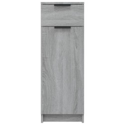 Badschrank Grau Sonoma 32x34x90 cm Holzwerkstoff