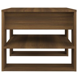 Couchtisch Braun Eichen-Optik 55,5x55x45 cm Holzwerkstoff