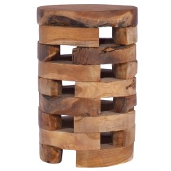 Nachttisch 30x30x45 cm Massivholz Teak