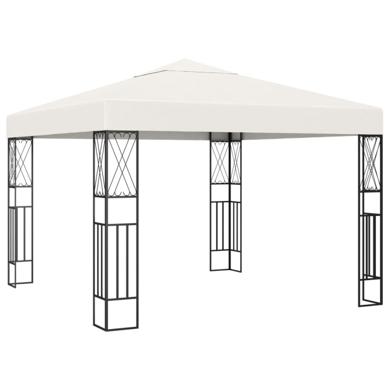 Pavillon 3×3 m Creme Stoff