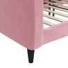 Tagesbett Rosa 80x200 cm Samt