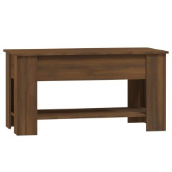 Couchtisch Braun Eichen-Optik 101x49x52 cm Holzwerkstoff