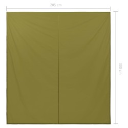 Outdoor-Tarp 3x2,85 m Grün