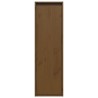 Wandschrank Honigbraun 30x30x100 cm Massivholz Kiefer