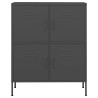 Lagerschrank Anthrazit 80x35x101,5 cm Stahl