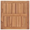 Garten-Esstisch 85x85x75 cm Teak Massivholz