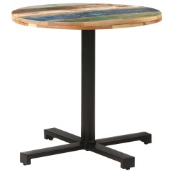 Bistrotisch Rund Ø80x75 cm Altholz Massiv