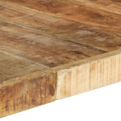 Esstisch 140x140x75 cm Raues Mangoholz