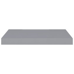 Schweberegale 2 Stk. Grau 50x23x3,8 cm MDF