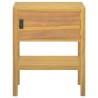 Badschrank 60x40x75 cm Massivholz Teak