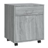 Rollschrank Grau Sonoma 45x38x54 cm Holzwerkstoff