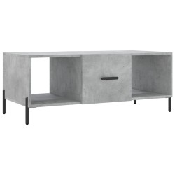 Couchtisch Betongrau 102x50x40 cm Holzwerkstoff