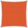 Sonnensegel 160 g/m² Orange 3,6x3,6 m HDPE