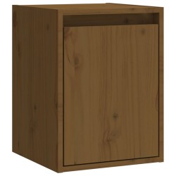 Wandschrank Honigbraun 30x30x40 cm Massivholz Kiefer